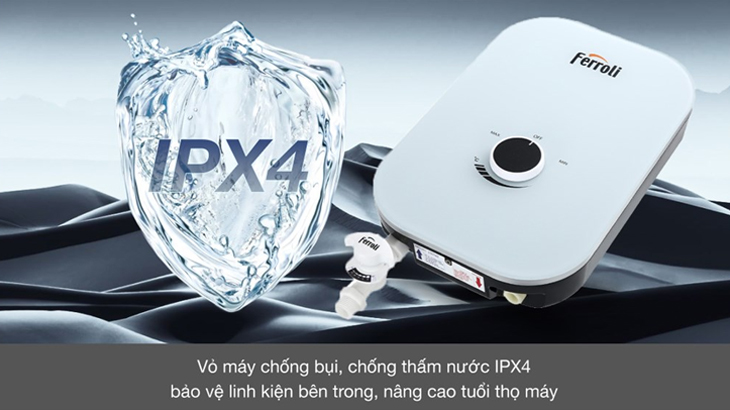 Chuẩn chống thấm IPX4 Chuẩn chống thấm IPX4