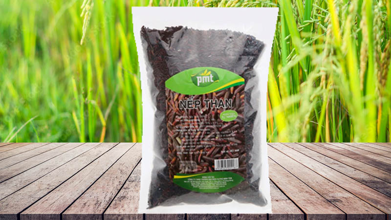 Nếp than PMT túi 1kg Nếp than PMT túi 1kg