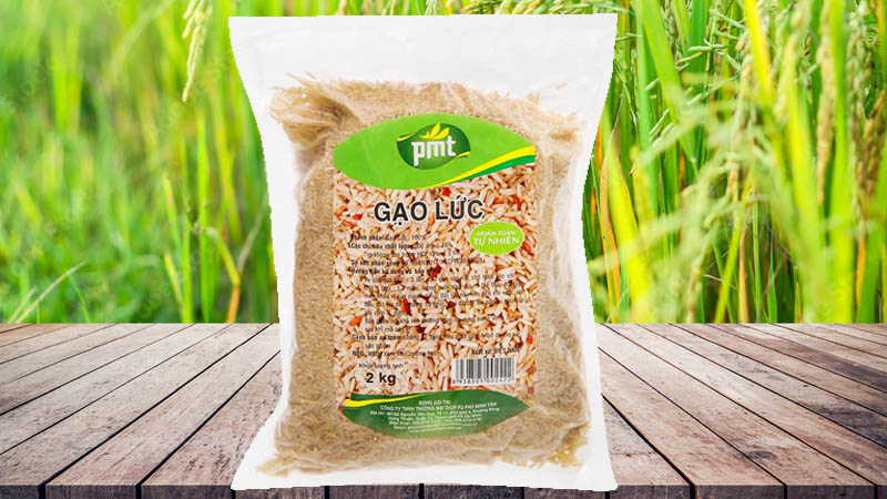 Gạo lứt PMT túi 2kg Gạo lứt PMT túi 2kg
