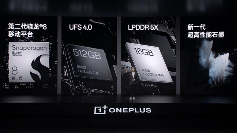 OnePlus 11 được trang bị vi xử lý mạnh nhất của Qualcomm ở thời điểm hiện tại là Snapdragon 8 Gen 2. Nguồn: OnePlus.