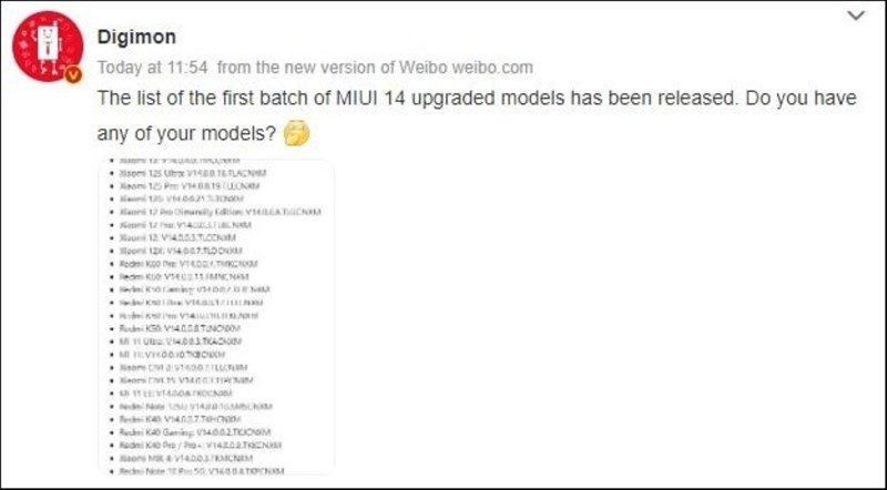 Bài đăng của leaker Digimon