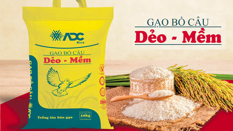 Gạo ADC Bồ Câu túi 10kg