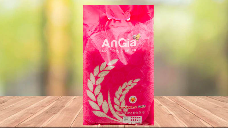 Gạo An Gia giống Nhật Bản túi 5kg