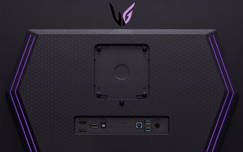 Các cổng kết nối phía sau của màn hình