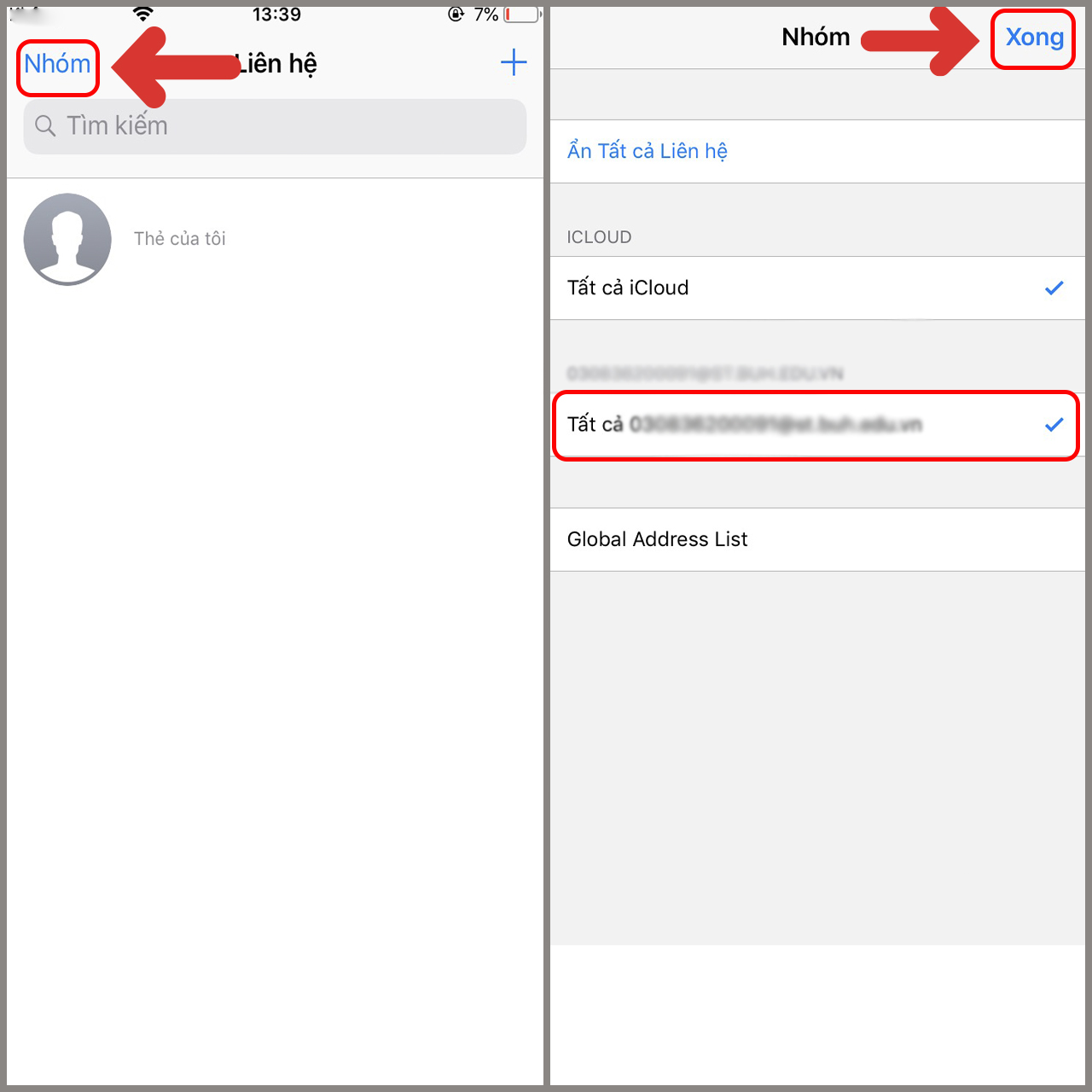 Cách lấy danh bạ từ Gmail về iPhone-5