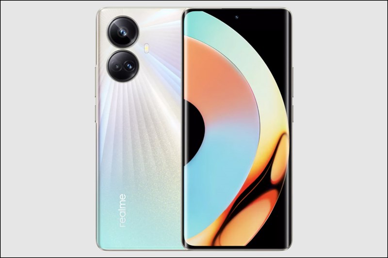 Hình ảnh render được cho là của Realme 10 Pro+