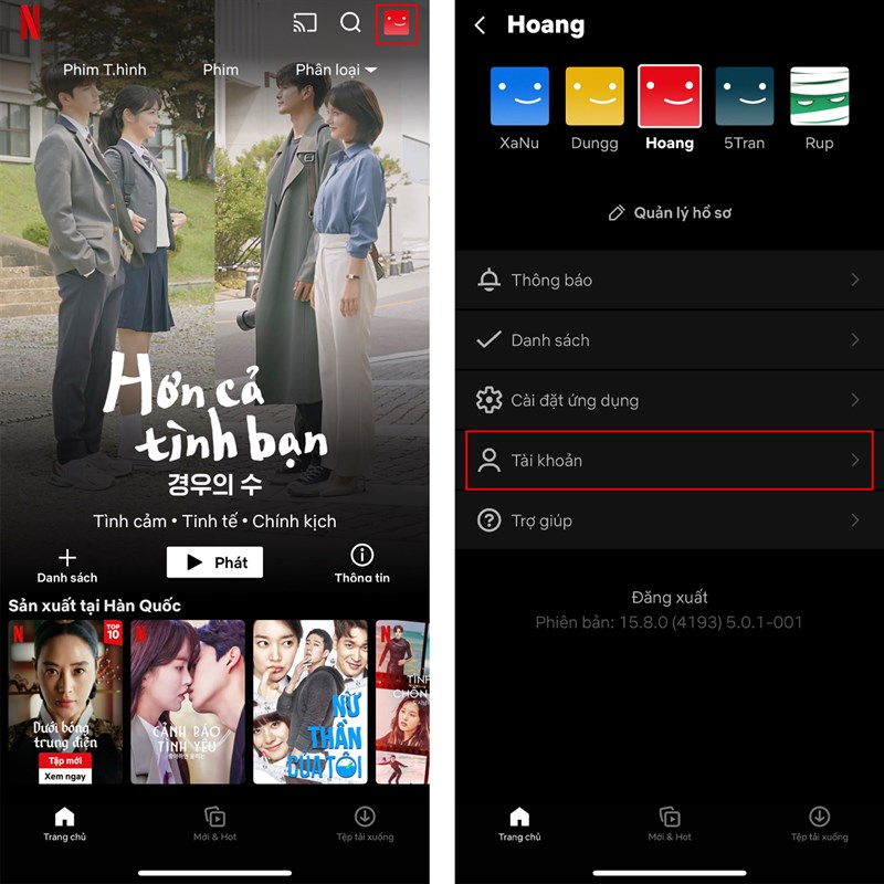 Cách quản lý thiết bị tải xuống trên Netfilix