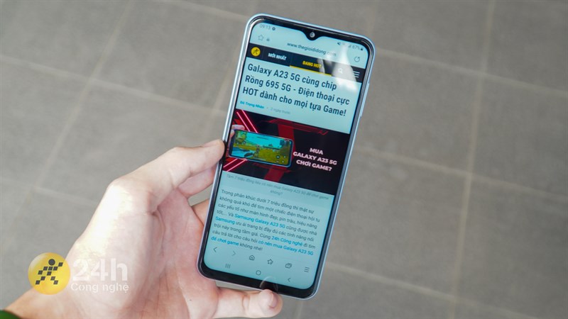 Đánh giá pin Galaxy A23 5G