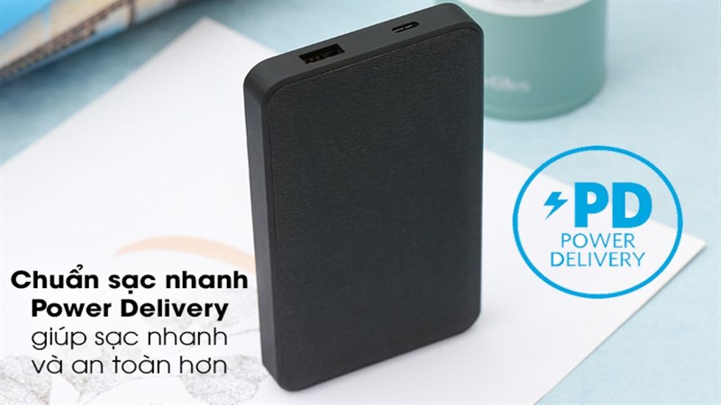 Chuẩn sạc nhanh Power Delivery, dung lượng pin cực khủng lên đến 10000 mAh. Chuẩn sạc nhanh Power Delivery, dung lượng pin cực khủng lên đến 10000 mAh.