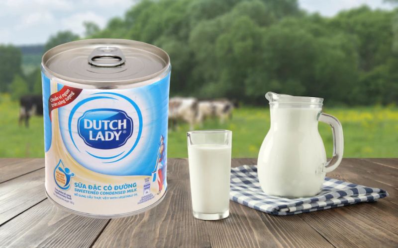 Sữa đặc có đường Dutch Lady Xanh biển lon 380g