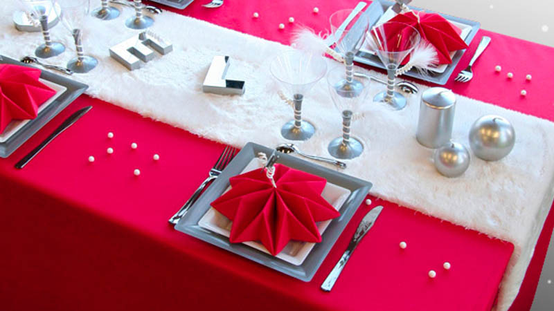 Trang trí bàn tiệc Noel chủ đề “ngôi sao dẫn đường”