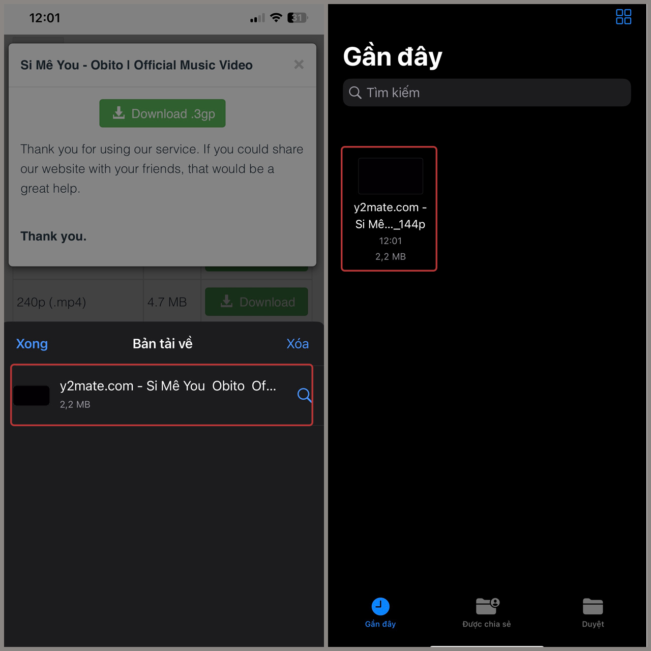 Cách tách âm thanh từ tập tin (file) video trên iPhone, iPad