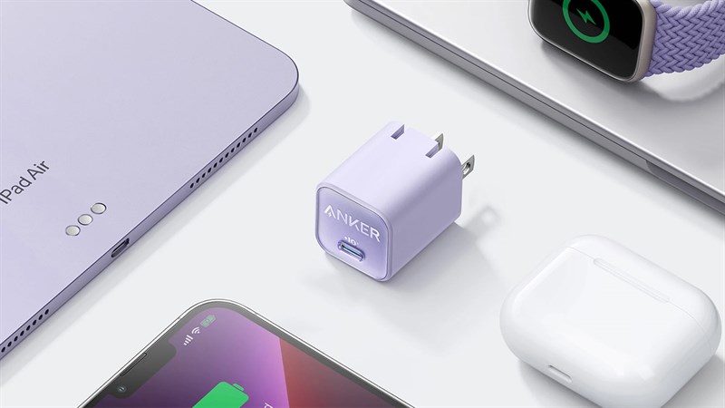Tìm hiểu Adapter Sạc Type C PD GaN 30W Anker Nano 3 A2147