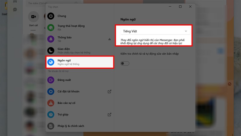 Bạn muốn sử dụng Messenger cho máy tính để liên lạc với bạn bè và người thân của mình? Giờ đây, với tùy chọn thay đổi ngôn ngữ mới nhất, bạn có thể sử dụng Messenger cho máy tính với ngôn ngữ yêu thích của mình. Hãy trải nghiệm các tùy chọn tiện ích và chức năng mới nhất của Messenger giờ đây.