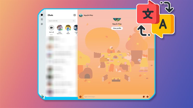 Cách thay đổi ngôn ngữ trên Messenger cho máy tính