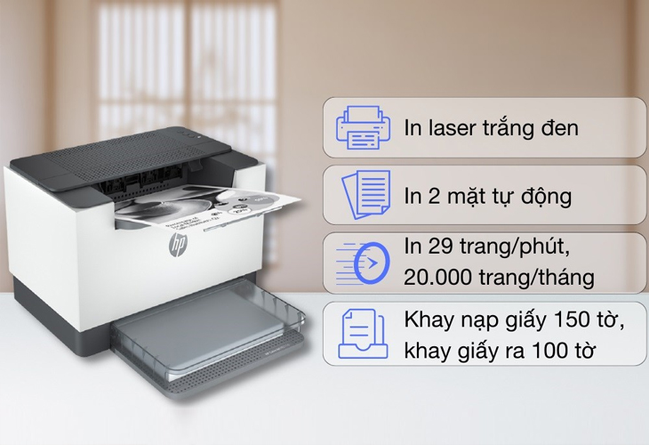 Máy in HP LaserJet M211d (9YF82A) cho hiệu suất in mạnh mẽ giúp bạn in ấn hiệu quả