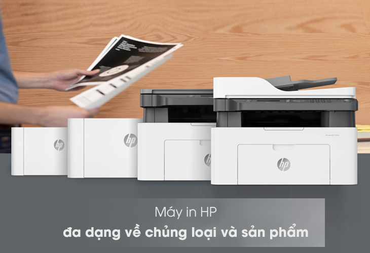 Người dùng có thể chọn lựa máy in HP phù hợp với nhu cầu sử dụng