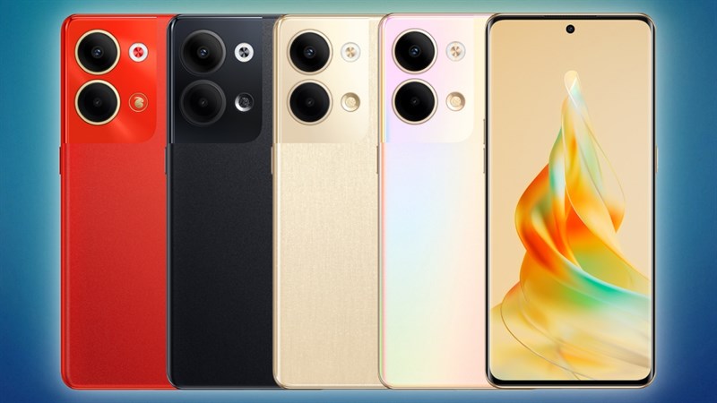 Các phiên bản màu sắc của OPPO Reno9