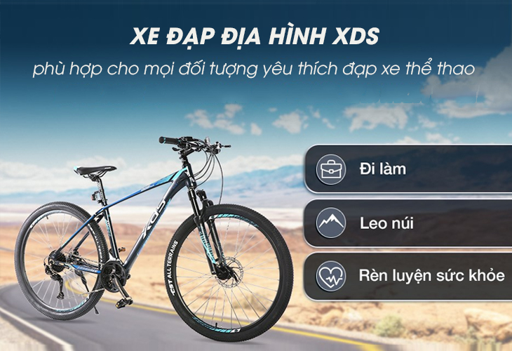 Xe đạp XDS phù hợp cho mọi đối tượng yêu thích đạp xe thể thao