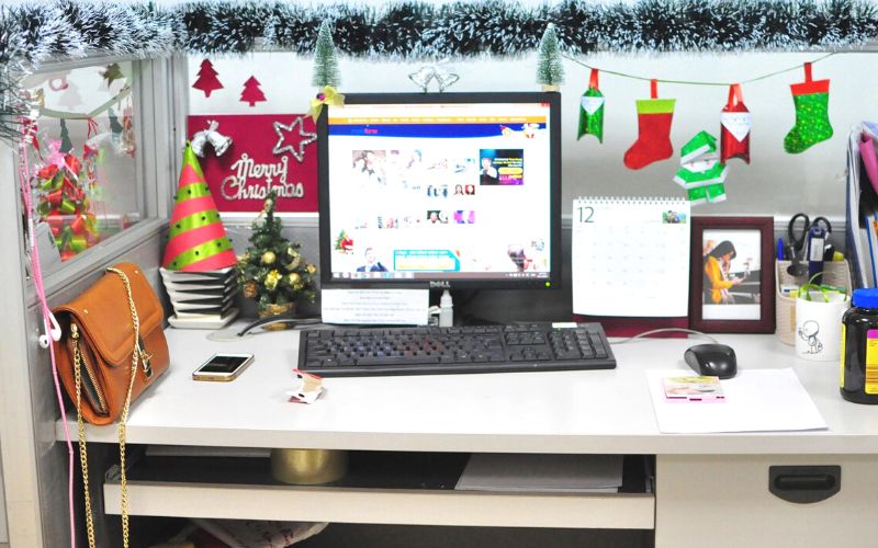 5 cách trang trí Giáng sinh cho văn phòng đẹp và độc đáo