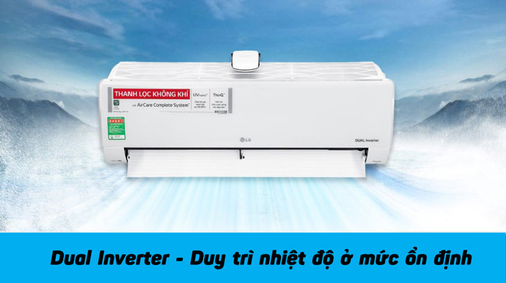 Máy lạnh LG Inverter 1 HP V10APFUV có khả năng duy trì nhiệt độ ở mức ổn định