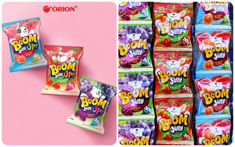 Kẹo dẻo Boom Jelly lắk Orion vị xoài lắc muối ớt có hương vị như thế nào?