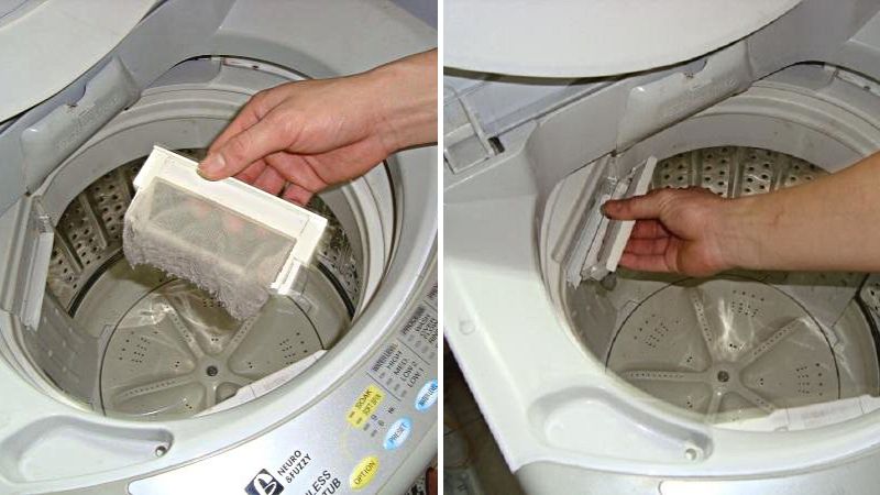 Mách bạn cách loại bỏ xơ vải trong máy giặt đơn giản, nhanh chóng