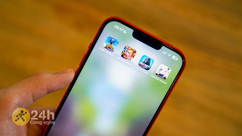 Đây là 4 tựa game mình dùng để test với iPhone 14 Plus.