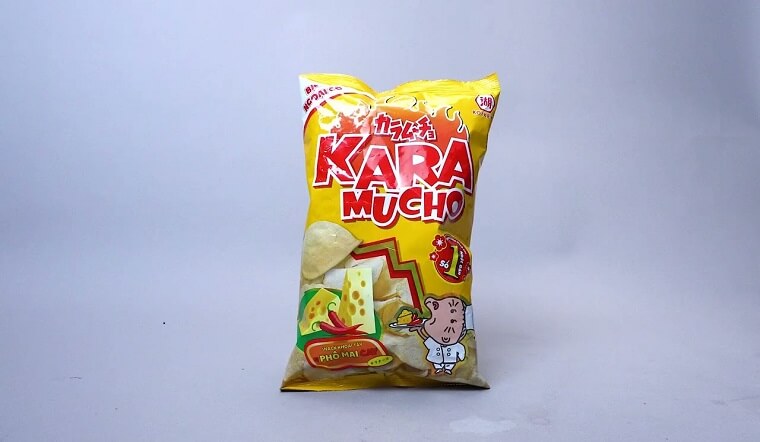 Thử độ 'thật' từ snack khoai tây Karamucho vị phô mai cay