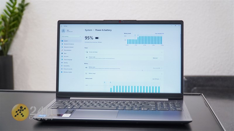 Sau khi thực hiện bài test pin thì mình đánh giá tốt về thời lượng của Lenovo Ideapad 3 15IAU7. Sau khi thực hiện bài test pin thì mình đánh giá tốt về thời lượng của Lenovo Ideapad 3 15IAU7.