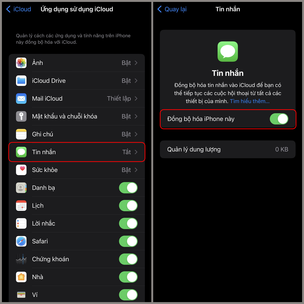 Cách sao lưu (Backup) tin nhắn trên iPhone