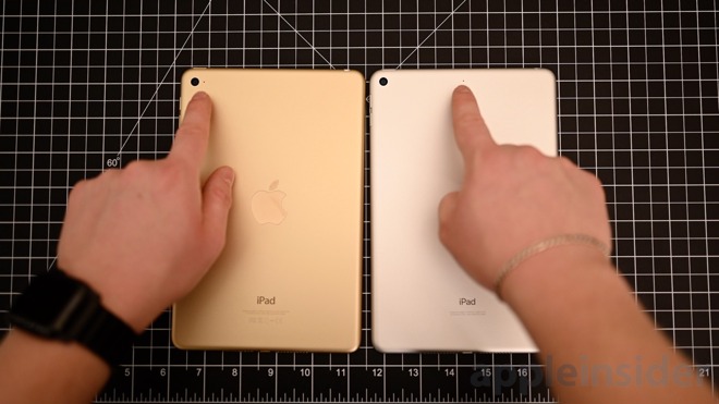 Kích thước của 2 chiếc iPad Mini đều bằng nhau