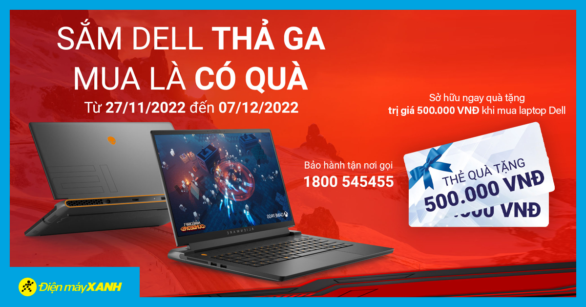 Sắm Dell thả ga - Mua là có quà: Nhận ngay thẻ quà tặng 500K | Tin khuyến mãi Sắm Dell Thả Ga - Mua Là Có Quà: Nhận Ngay Thẻ Quà Tặng 500K | Tin Khuyến Mãi