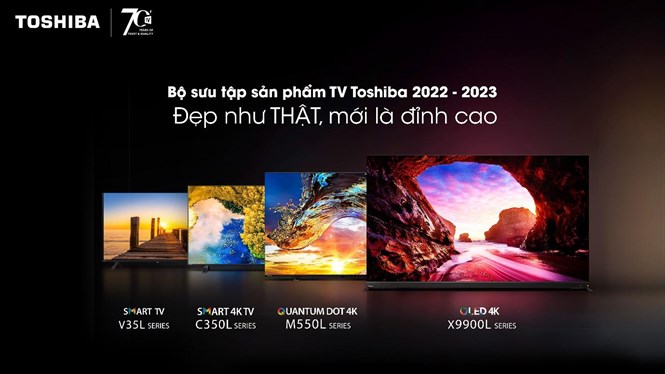 Toshiba ra mắt thị trường Việt loạt siêu phẩm TV trước thềm World Cup 2022