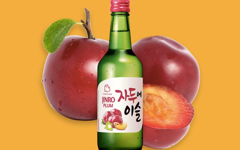 Rượu Plum Jinro vị mận