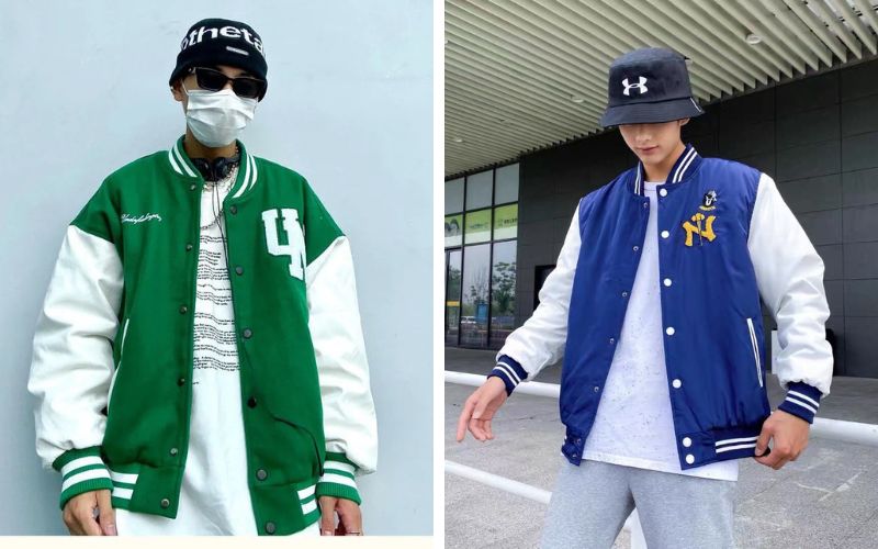 Hướng dẫn cách phối đồ với áo khoác bóng chày Varsity Jacket