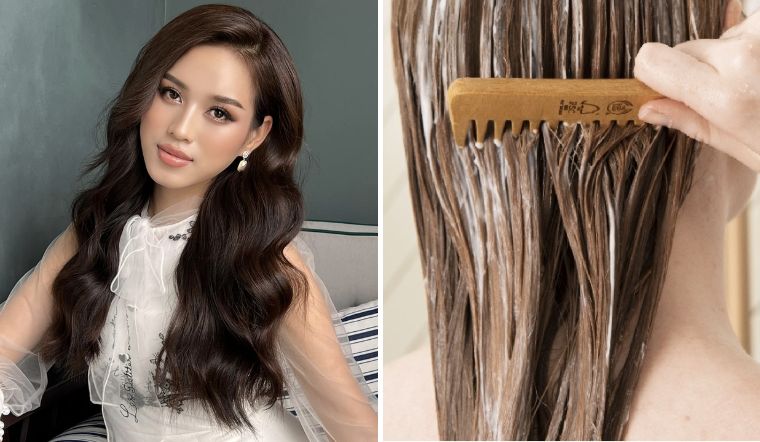 Hoa hậu Đỗ Thị Hà chia sẻ bí quyết chăm sóc tóc suôn mượt, nhanh mọc dài