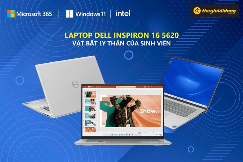 Laptop Dell Inspiron 16 5620 i7: Vật bất ly thân của các bạn sinh viên Laptop Dell Inspiron 16 5620 I7: Vật Bất Ly Thân Của Các Bạn Sinh Viên