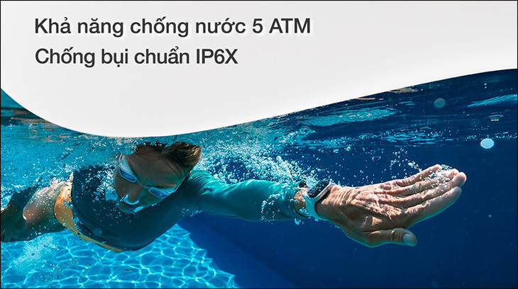 Apple Watch SE và Apple Series 7 đều sở hữu khả năng chống nước 5ATM