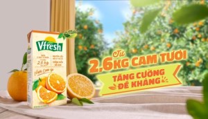 Tăng cường đề kháng với Vfresh làm từ 2,6kg cam tươi mới