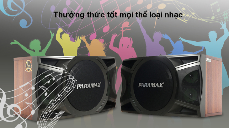 Cặp Loa Karaoke Paramax LX-1200 cho khả năng chơi mọi dòng nhạc phục vụ nhu cầu ca hát đa dạng