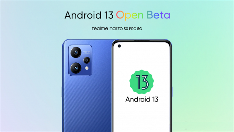 realme đã mở cửa thử nghiệm Android 13 cho người dùng realme Narzo 50 Pro 5G realme đã mở cửa thử nghiệm Android 13 cho người dùng realme Narzo 50 Pro 5G
