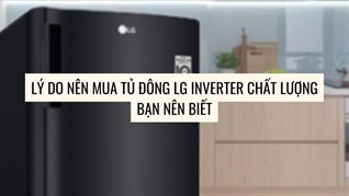 Lý do nên mua tủ đông LG Inverter chất lượng bạn nên biết