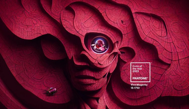 Pantone công bố màu của năm 2023: Sắc đỏ Viva Magenta