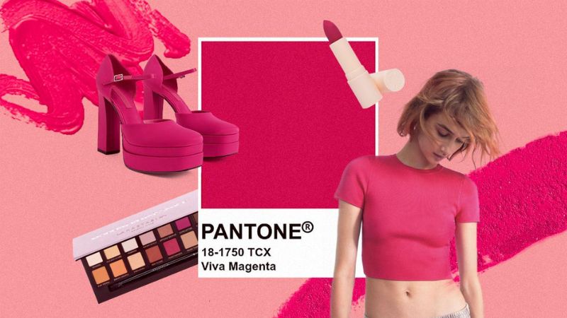 Pantone công bố màu của năm 2023: Sắc đỏ Viva Magenta