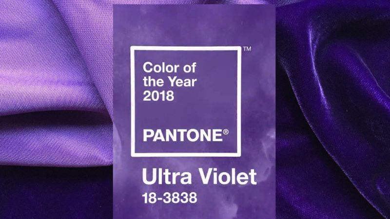 Màu sắc chủ đạo của Pantone 2018 - Màu siêu tím (Ultra Violet 18-3838)