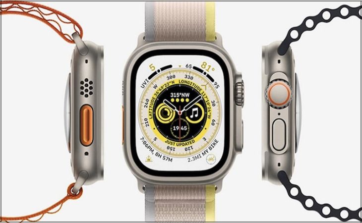  Apple Watch Ultra có lớp vỏ được làm từ chất liệu titanium chắc chắn