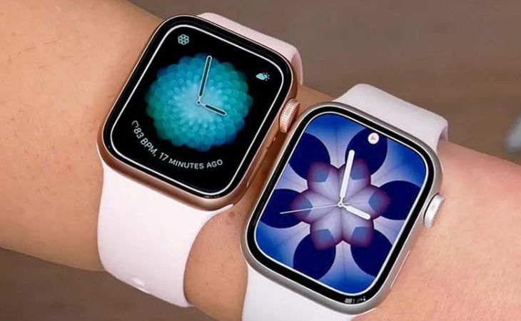 Apple Watch series 8 có hai kích thước mặt là 45 mm và 41 mm