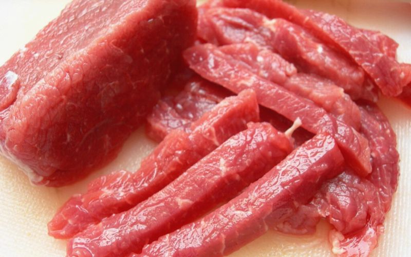 Avoid buying meat with unusual color