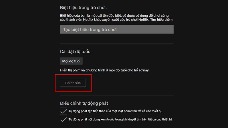 Cách giới hạn nội dung phim theo độ tuổi trong Netflix